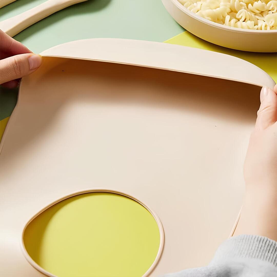 Bavoir en silicone